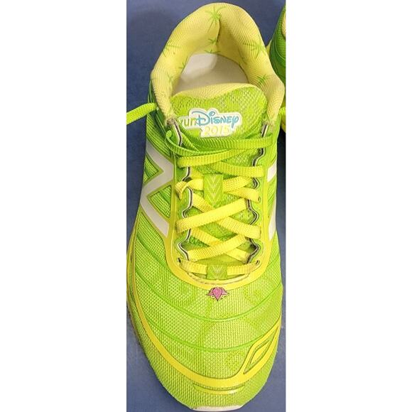 Rare Run Disney 2015 New Balance Tinkerbell 5.5 Green Glow Running Shoes Fairy - Picture 8 of 12
